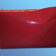 The pencil case red pvc cover